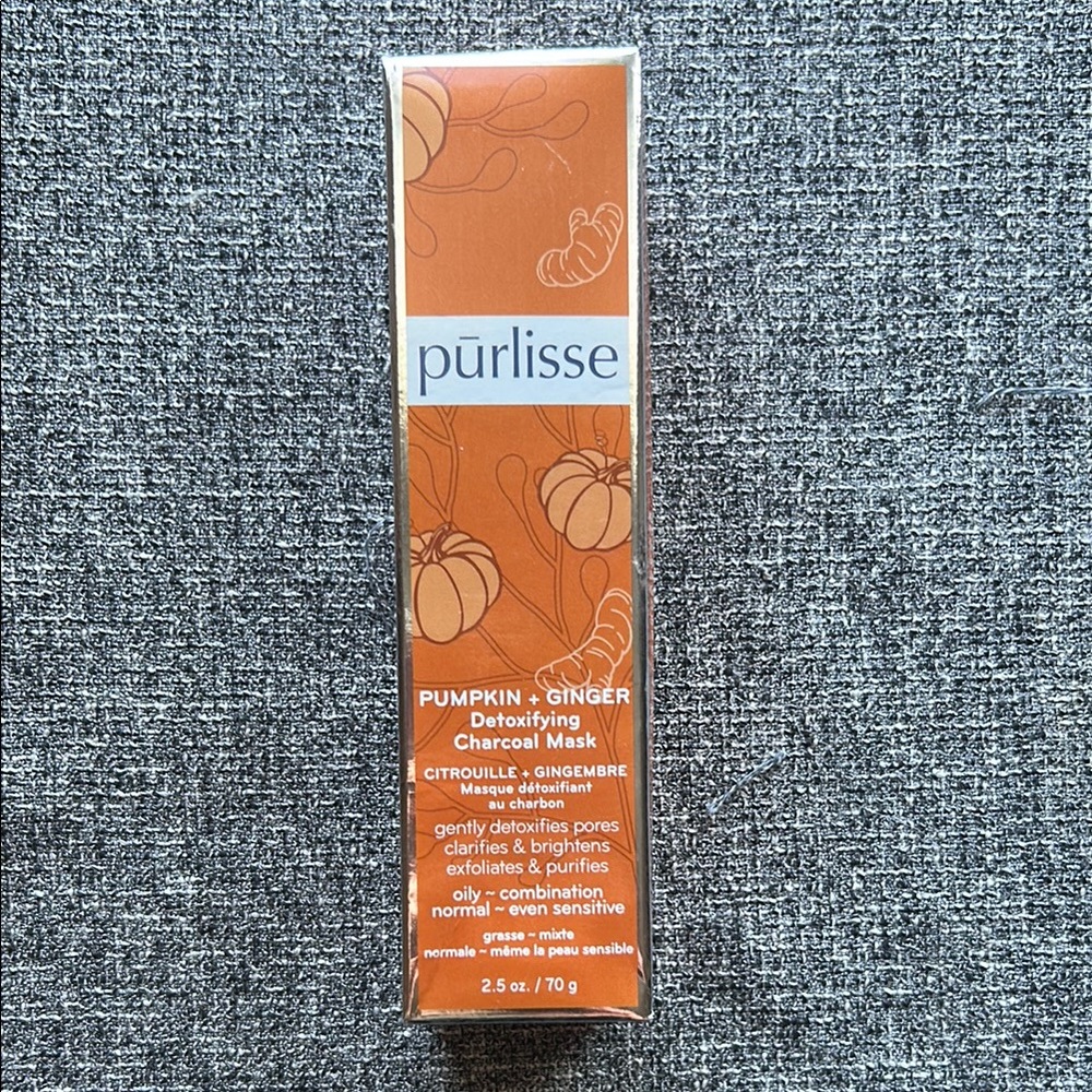 Purlisse Pumpkin + Ginger Charcoal Mask